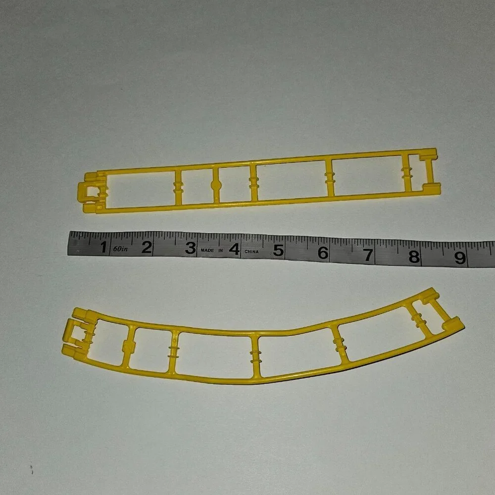 300+ K'nex Mixed Lot Replacement Pieces Roller Coaster Track Yellow Green READ